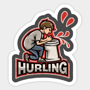 Hurling Sticker